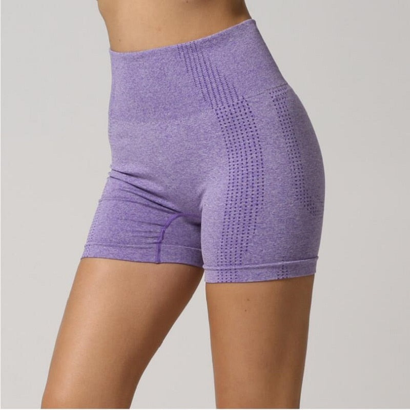 Women's High Waist Seamless Shorts