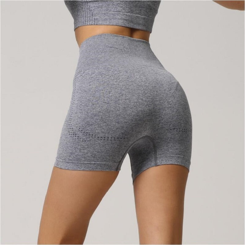 Women's High Waist Seamless Shorts