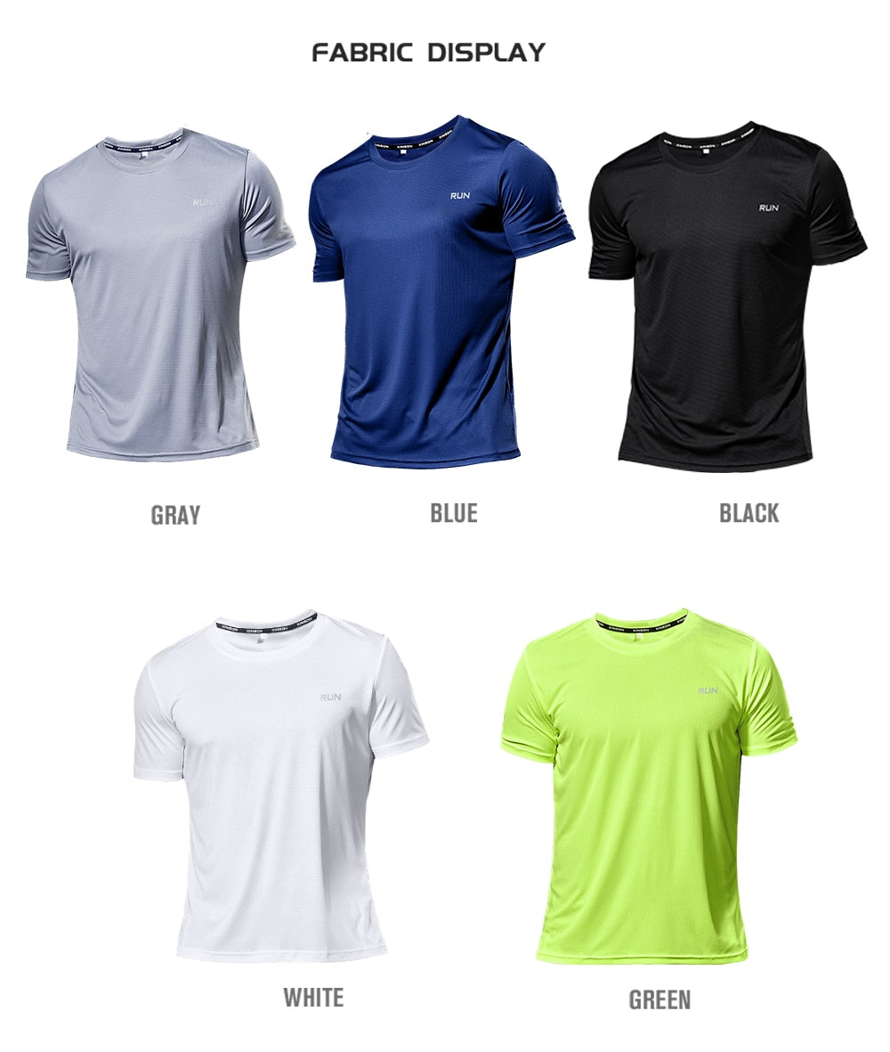 Quick Dry Short Sleeve Sport T Shirt
