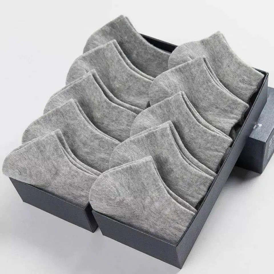 Low Cut Cotton Socks - 5 Pairs