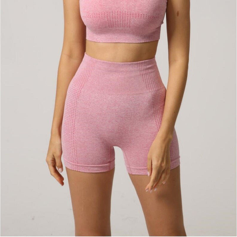 Women's High Waist Seamless Shorts