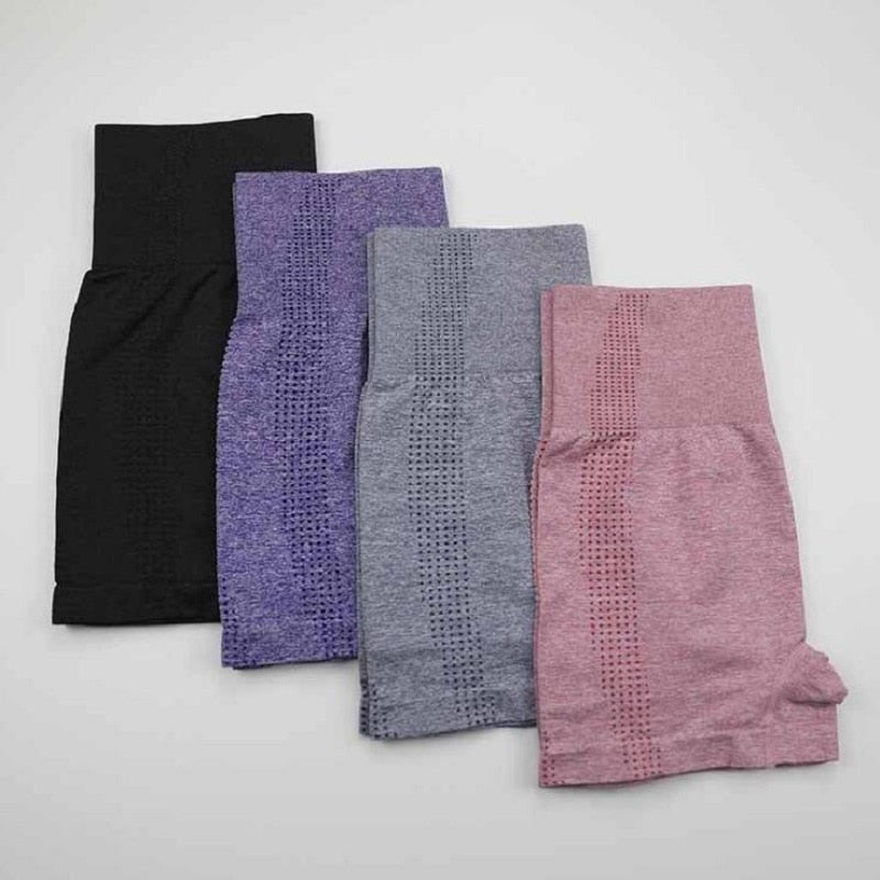 Women's High Waist Seamless Shorts