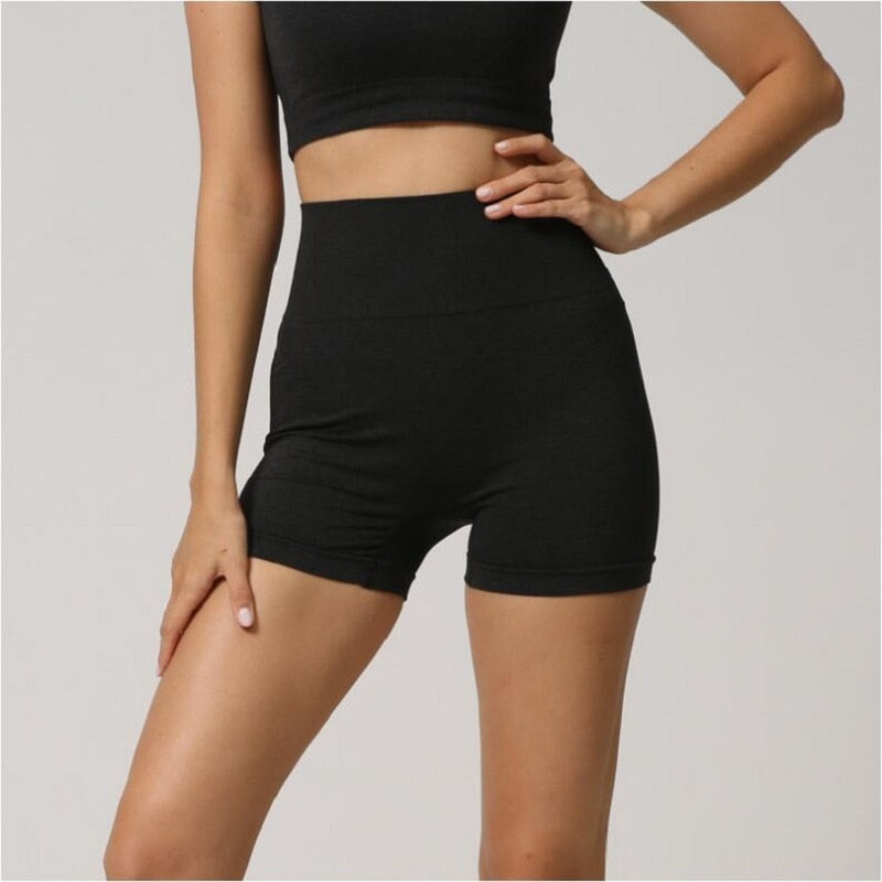 Women's High Waist Seamless Shorts